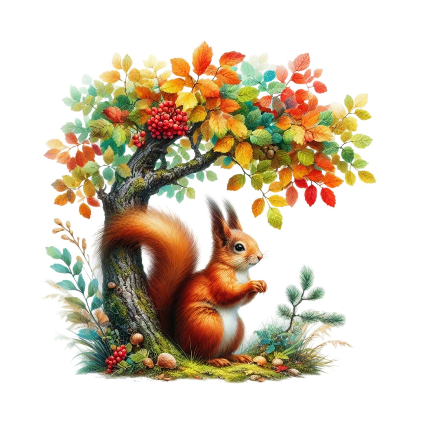 Eichhörnchen im Herbst