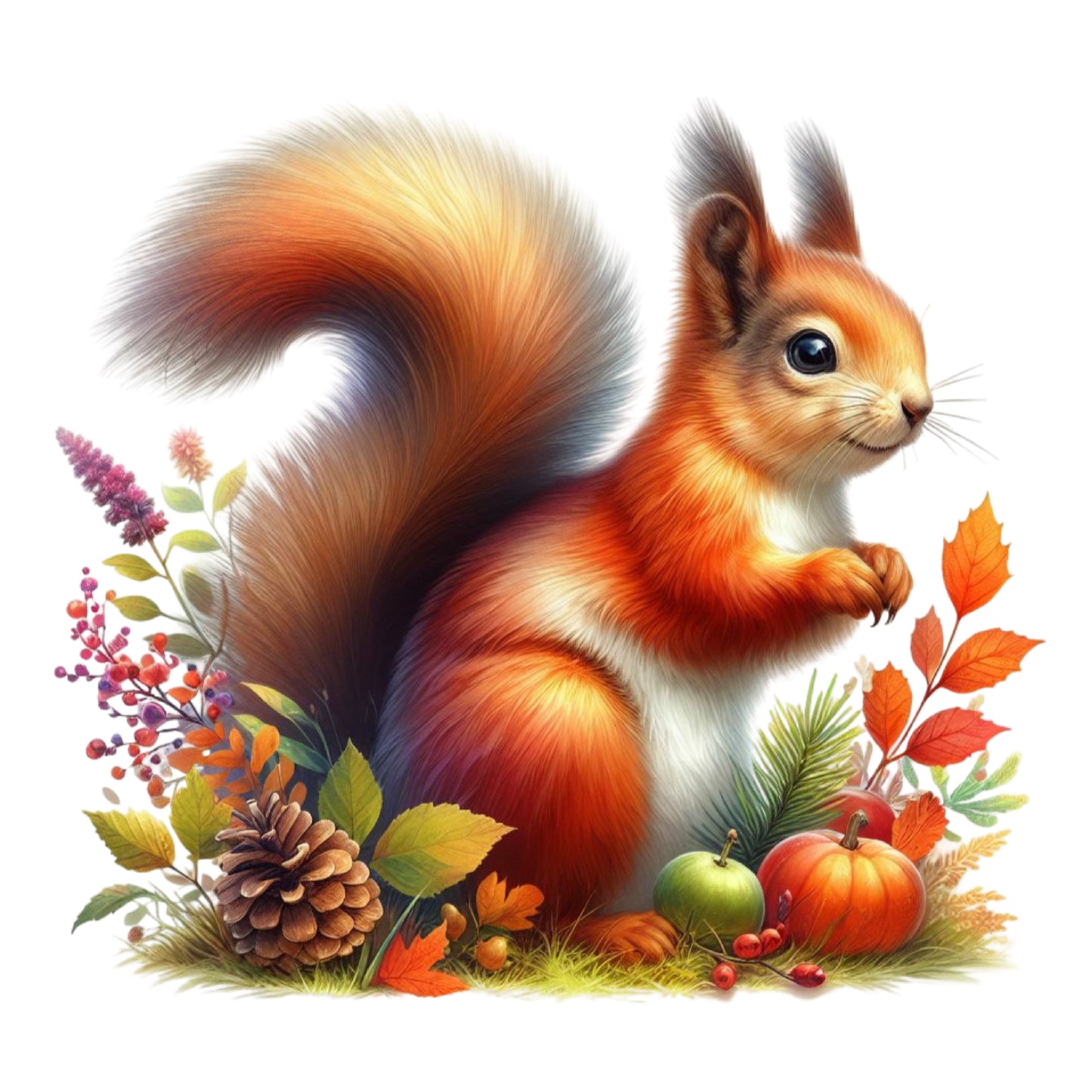 Eichhörnchen im Herbst