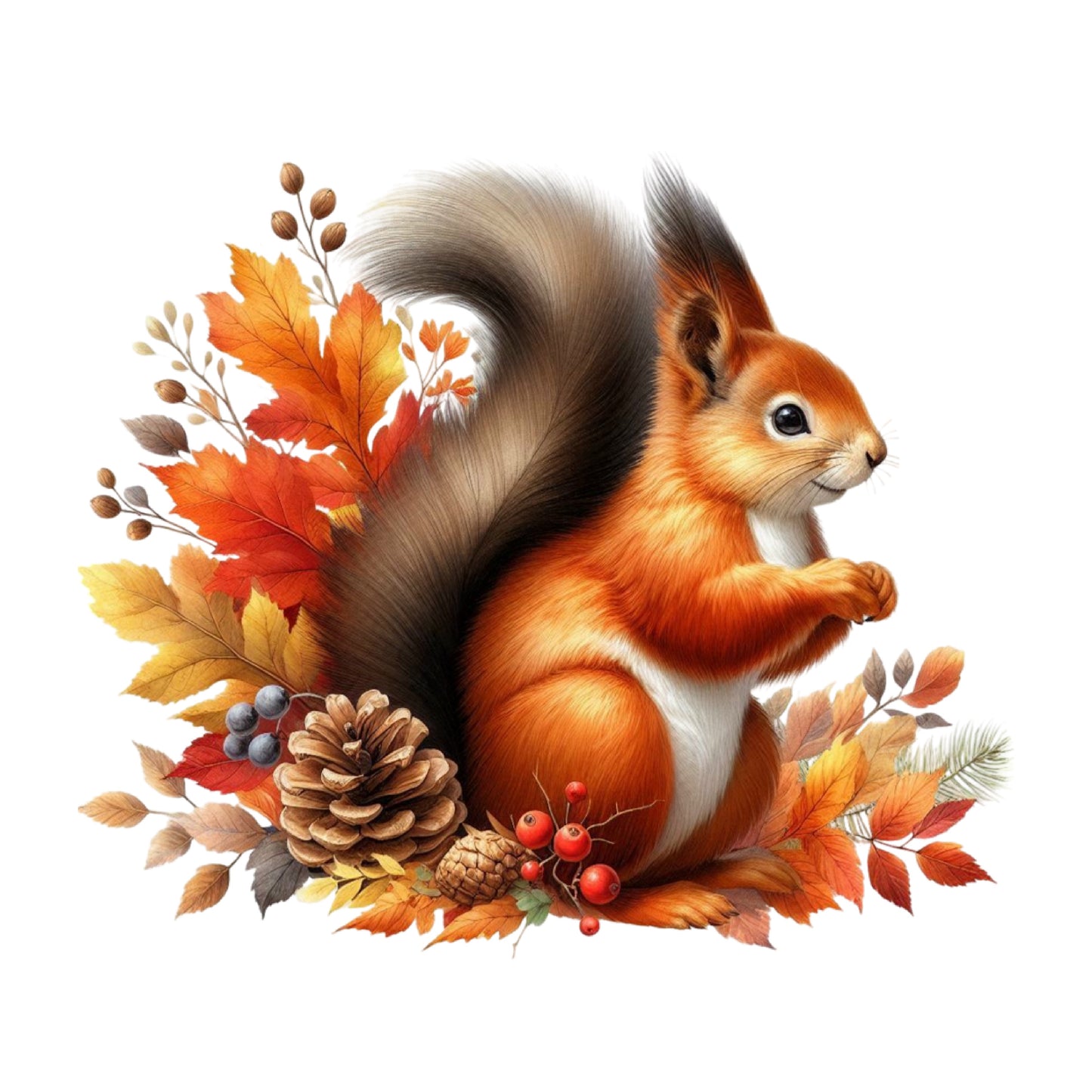 Eichhörnchen im Herbst